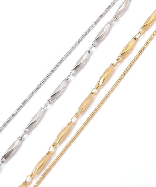 niko and...（ニコアンド）の「ステンレス2SETアソートチェーンネックレス（ネックレス・レディース・その他5/その他3/その他6/その他4/その他2/その他1・0）」の11枚目の写真
