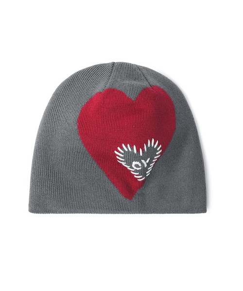 OY(オーワイ)の「『OY/オーワイ』 HEART STITCH BEANIE/ハートステッチビーニー(ニットキャップ/ビーニー・レディース・ブラック/グレー・FREE)」の12枚目の写真