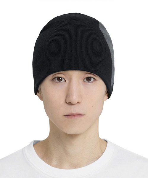 OY(オーワイ)の「『OY/オーワイ』 HEART STITCH BEANIE/ハートステッチビーニー(ニットキャップ/ビーニー・レディース・ブラック/グレー・FREE)」の5枚目の写真