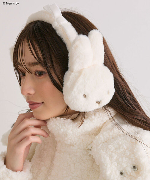 Miffy（ ミッフィー）の「miffyイヤマフ（イヤーマフ・レディース・ブラウン/オフホワイト・FREE）」の13枚目の写真