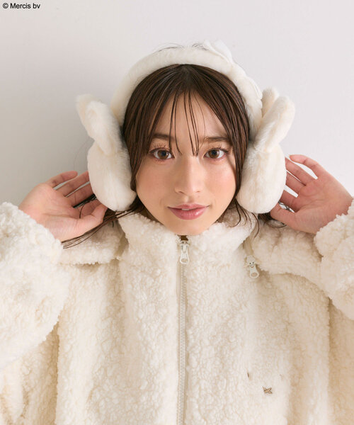 Miffy（ ミッフィー）の「miffyイヤマフ（イヤーマフ・レディース・ブラウン/オフホワイト・FREE）」の10枚目の写真