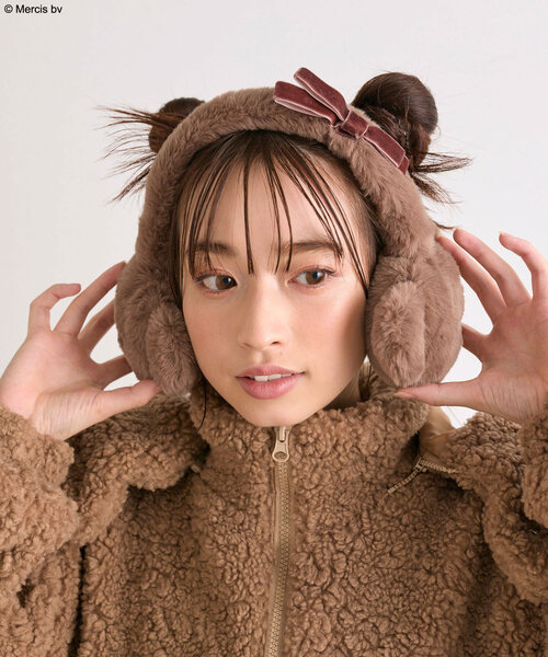 Miffy（ ミッフィー）の「miffyイヤマフ（イヤーマフ・レディース・ブラウン/オフホワイト・FREE）」の21枚目の写真