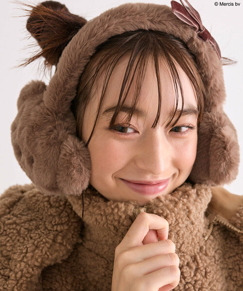 Miffy（ ミッフィー）の「miffyイヤマフ（イヤーマフ・レディース・ブラウン/オフホワイト・FREE）」の20枚目の写真
