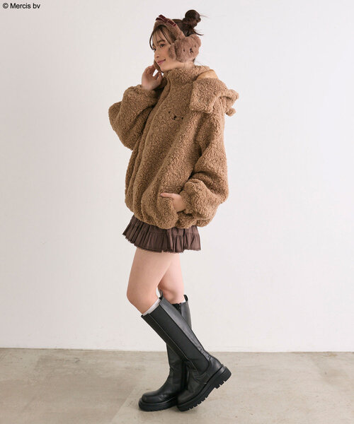 Miffy（ ミッフィー）の「miffyイヤマフ（イヤーマフ・レディース・ブラウン/オフホワイト・FREE）」の18枚目の写真