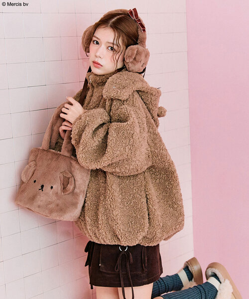 Miffy（ ミッフィー）の「miffyイヤマフ（イヤーマフ・レディース・ブラウン/オフホワイト・FREE）」の16枚目の写真