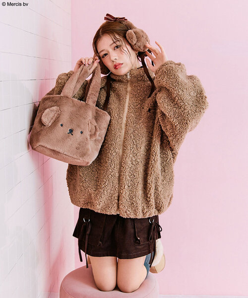 Miffy（ ミッフィー）の「miffyイヤマフ（イヤーマフ・レディース・ブラウン/オフホワイト・FREE）」の15枚目の写真