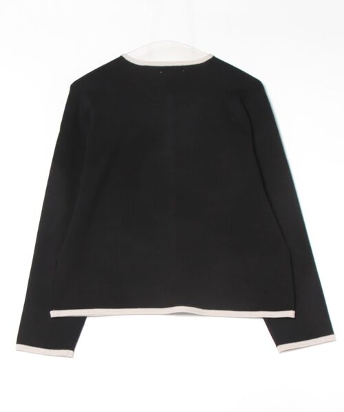 レディース縁取りニットジャケット（ニット/セーター）｜TOKYO SHIRTS（トウキョウシャツ）