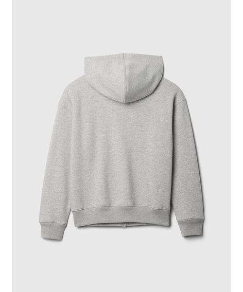 GAP(ギャップ)の「リラックス GAPロゴ ジップアップパーカー (キッズ)(パーカー・キッズ・ライトグレー・110cm/150cm/130cm/160cm/140cm/120cm)」の2枚目の写真