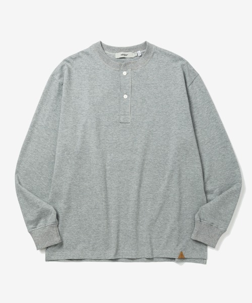 rehacer(レアセル)の「rehacer : Mother Palm Henry Neck L/S / マザーパルム ヘンリーネック ロングスリーブ カットソー(Tシャツ/カットソー・メンズ・グレー/ブラック/ホワイト・SMALL/MEDIUM/LARGE/X-LARGE)」の17枚目の写真