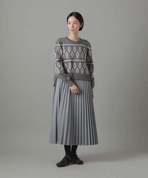 ZUCCa(ズッカ)の「ニットドッキング / ワンピース / (O)(ワンピース・レディース・グレー/ブラック/ピンク・M size)」の10枚目の写真