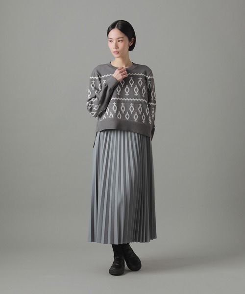 ZUCCa(ズッカ)の「ニットドッキング / ワンピース / (O)(ワンピース・レディース・グレー/ブラック/ピンク・M size)」の11枚目の写真
