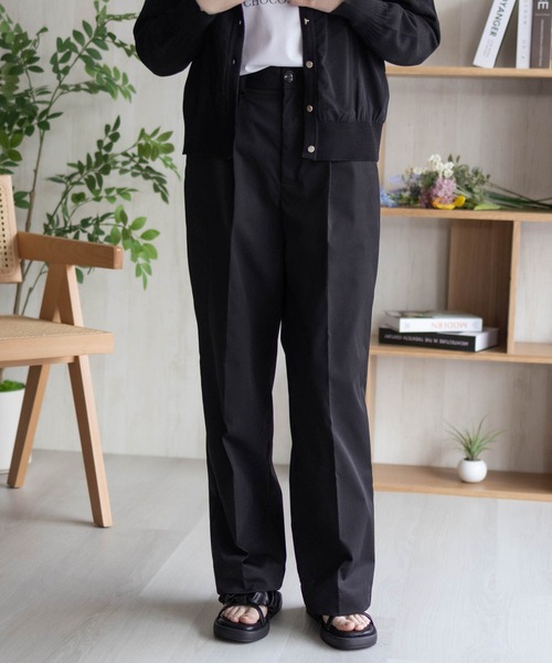 HusHusH(ハッシュアッシュ)の「HusHusH ワイドスラックス(その他パンツ・レディース・ブラック/ベージュ・L/M)」の5枚目の写真