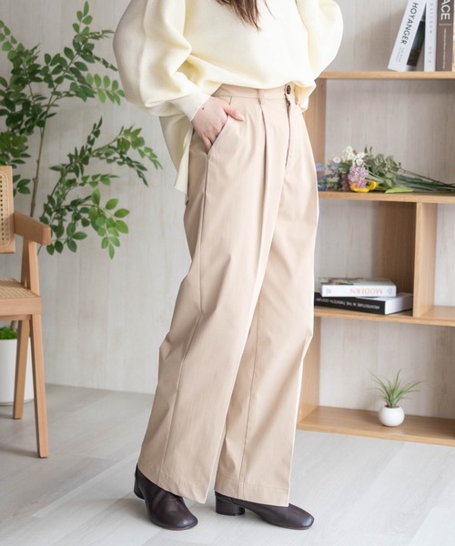 HusHusH(ハッシュアッシュ)の「HusHusH ワイドスラックス(その他パンツ・レディース・ブラック/ベージュ・L/M)」の8枚目の写真