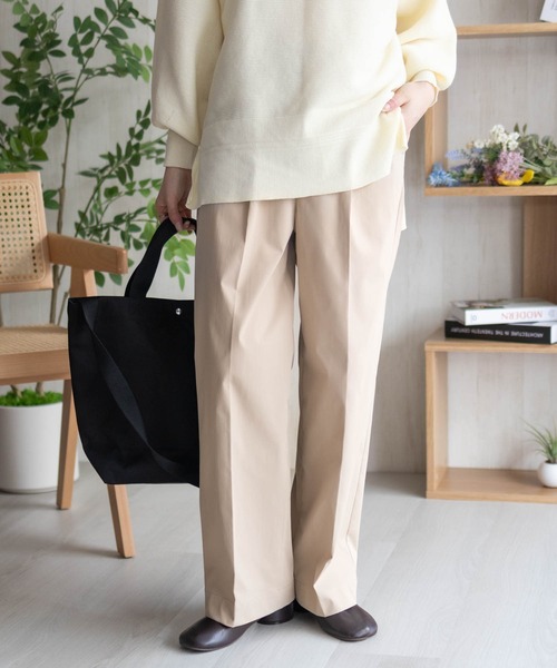 HusHusH(ハッシュアッシュ)の「HusHusH ワイドスラックス(その他パンツ・レディース・ブラック/ベージュ・L/M)」の9枚目の写真