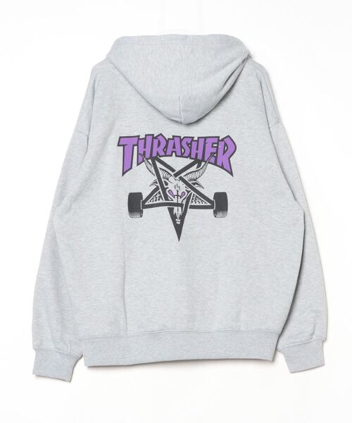 THRASHER（スラッシャー）の「【THRASHER/スラッシャー】裏毛 アートワークデザイン オーバーサイズ プルオーバーパーカー（パーカー・メンズ・グレー系その他2/ホワイト系その他/グレー系その他/ブラック系その他2/ブラック系その他/ホワイト系その他2・M/L/XL）」の22枚目の写真