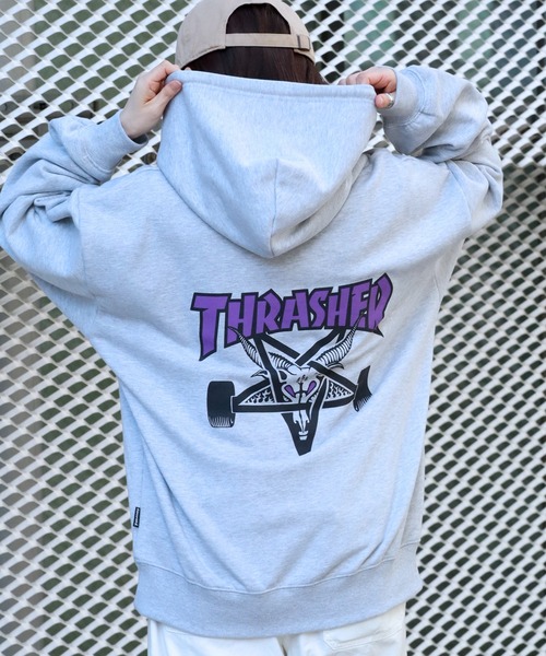 THRASHER（スラッシャー）の「【THRASHER/スラッシャー】裏毛 アートワークデザイン オーバーサイズ プルオーバーパーカー（パーカー・メンズ・グレー系その他2/ホワイト系その他/グレー系その他/ブラック系その他2/ブラック系その他/ホワイト系その他2・M/L/XL）」の5枚目の写真