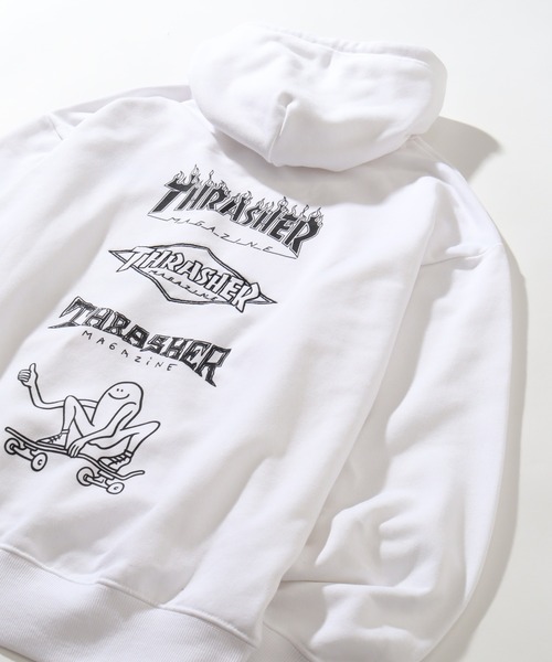 THRASHER（スラッシャー）の「【THRASHER/スラッシャー】裏毛 アートワークデザイン オーバーサイズ プルオーバーパーカー（パーカー・メンズ・グレー系その他2/ホワイト系その他/グレー系その他/ブラック系その他2/ブラック系その他/ホワイト系その他2・M/L/XL）」の10枚目の写真