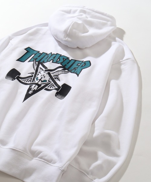 THRASHER（スラッシャー）の「【THRASHER/スラッシャー】裏毛 アートワークデザイン オーバーサイズ プルオーバーパーカー（パーカー・メンズ・グレー系その他2/ホワイト系その他/グレー系その他/ブラック系その他2/ブラック系その他/ホワイト系その他2・M/L/XL）」の7枚目の写真