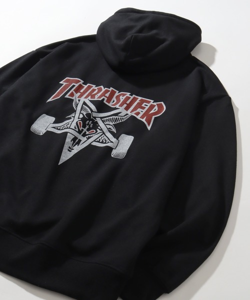 THRASHER（スラッシャー）の「【THRASHER/スラッシャー】裏毛 アートワークデザイン オーバーサイズ プルオーバーパーカー（パーカー・メンズ・グレー系その他2/ホワイト系その他/グレー系その他/ブラック系その他2/ブラック系その他/ホワイト系その他2・M/L/XL）」の9枚目の写真