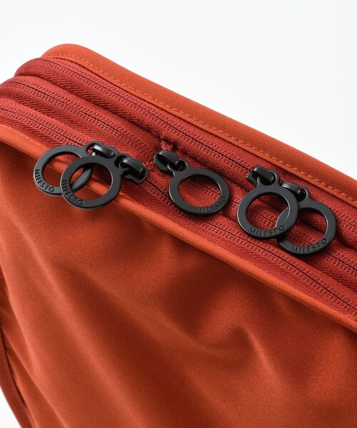 MILESTO（ミレスト）の「MILESTO/ミレスト UTILITY 圧縮パッキングオーガナイザーダブルポケット 8L×2（トラベルグッズ・メンズ・サックスブルー/レンガ/ブラック/ライトグレー・ONE SIZE）」の13枚目の写真