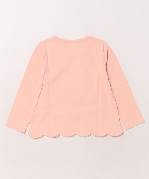 KP（ケーピー）の「バレンタインmimiアップリケ長袖Tシャツ(80～140)（Tシャツ/カットソー・キッズ・レッド/ピンク系その他・80ｃｍ/90cm/110cm/100cm/120cm/130cm/140cm）」の3枚目の写真