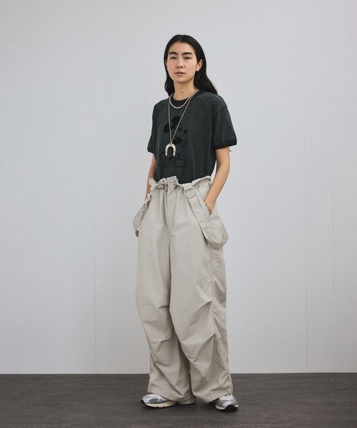 SALON adam et rope'(サロン アダム エ ロペ)の「【ZOZOTOWN限定】サスペンダーハイウエストミリタリーパンツ(その他パンツ・レディース・ライトグレー/ブラック/カーキ・S/M/L/XS)」の13枚目の写真