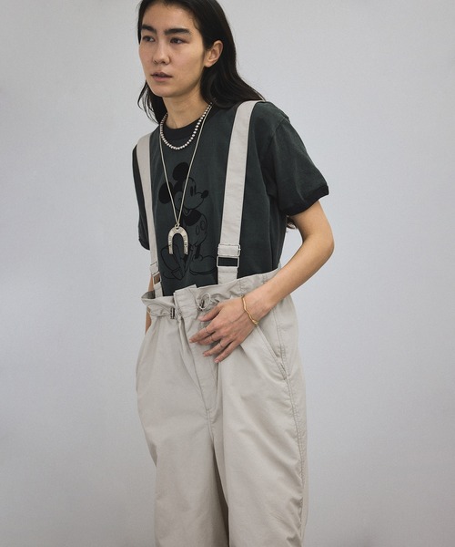 SALON adam et rope'(サロン アダム エ ロペ)の「【ZOZOTOWN限定】サスペンダーハイウエストミリタリーパンツ(その他パンツ・レディース・ライトグレー/ブラック/カーキ・S/M/L/XS)」の14枚目の写真