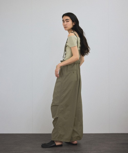 SALON adam et rope'(サロン アダム エ ロペ)の「【ZOZOTOWN限定】サスペンダーハイウエストミリタリーパンツ(その他パンツ・レディース・ライトグレー/ブラック/カーキ・S/M/L/XS)」の17枚目の写真