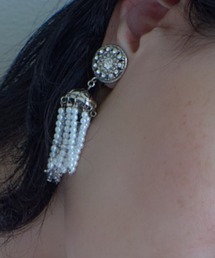 IRIS47 | 【IRIS 47】palace pearl fringe earring/パレス パール フリンジ イヤリング(イヤリング)