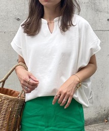 aquagarage | キーネックカットソー(Tシャツ/カットソー)