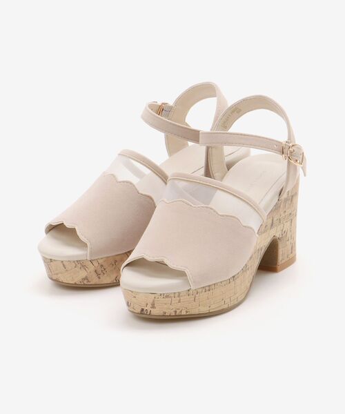 MAJESTIC LEGON（マジェスティックレゴン）の「スカラップシアーサンダル（サンダル・レディース・ネイビー/アイボリー/ブラック・SMALL/MEDIUM/LARGE/X-LARGE）」の10枚目の写真