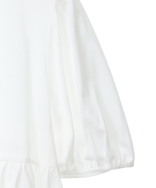 Tiara（ティアラ）の「【Bilitis dix-sept ans/ビリティス・ディセッタン】ペプラムカットソー（Tシャツ/カットソー・レディース・ホワイト/ブラック・36）」の5枚目の写真