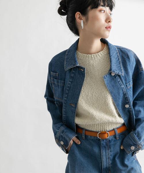 KBF（ケイビーエフ）の「ホールレスレザーベルト（ベルト・レディース・ブラック/ダークブラウン/キャメル・ONE）」の9枚目の写真