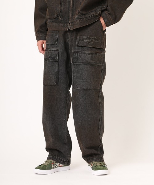 パンツ ANDREADAMO 24ss WASHED DENIM CARGO PANTS showimage_7b8c639b-52a4-4591-