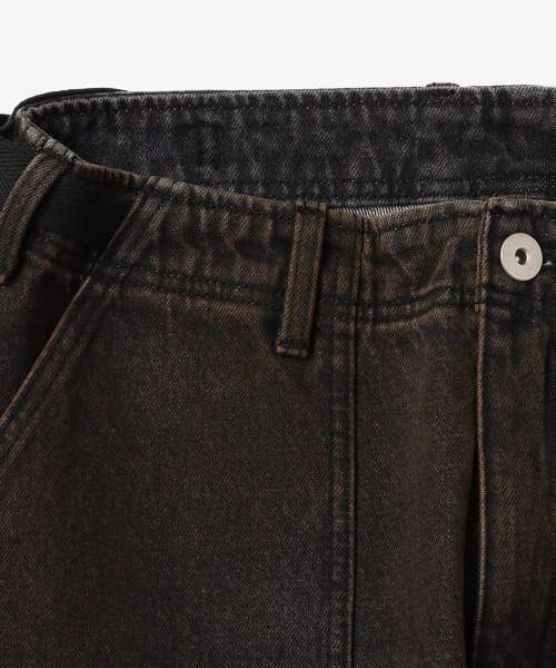 セール】atmos Denim Cargo Pants / アトモス デニム カーゴ パンツ