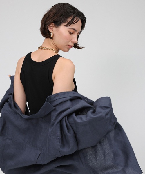 BABYLONE（バビロン）の「キョウネンフライスタンクトップ（タンクトップ・レディース・ブラック/ホワイト・フリー）」の12枚目の写真