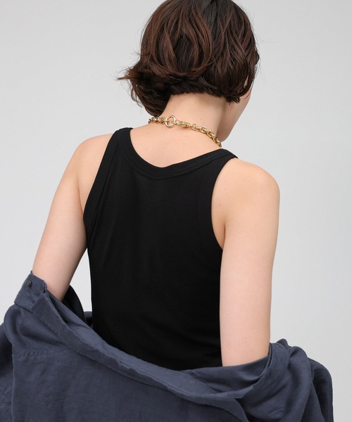 BABYLONE（バビロン）の「キョウネンフライスタンクトップ（タンクトップ・レディース・ブラック/ホワイト・フリー）」の13枚目の写真