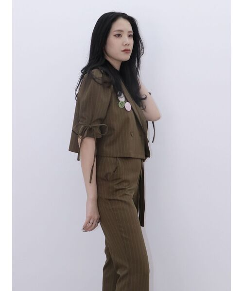 jouetie（ジュエティ）の「【FRUITSZIPPER櫻井優衣】フレアパンツ（その他パンツ・レディース・ブラウン・MEDIUM）」の4枚目の写真