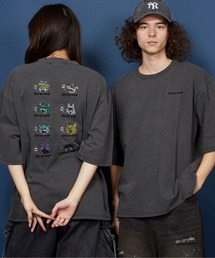 unrelaxing | オーバーサイズ  刺繍 Tシャツ 綿100％ /embroidery oversize T-shirt(Tシャツ/カットソー)
