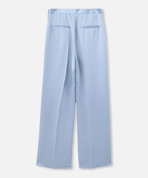allureville(アルアバイル)の「アセテートサテンタックパンツ(その他パンツ・レディース・ライトブルー/ブラック・2/1)」の18枚目の写真