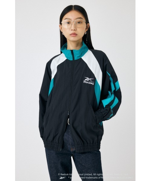MOUSSY(マウジー)の「REEBOK NYLON ブルゾン(ブルゾン・レディース・ベージュ/ブラック・FREE)」の4枚目の写真