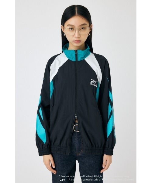 MOUSSY(マウジー)の「REEBOK NYLON ブルゾン(ブルゾン・レディース・ベージュ/ブラック・FREE)」の9枚目の写真