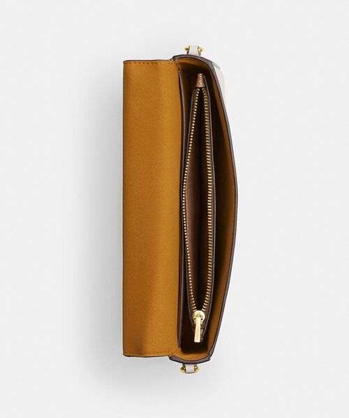 COACH 】 コーチ シグネチャー 総柄 ゴールド金具 ロゴチャーム