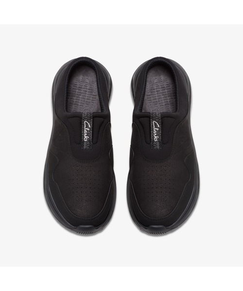 クラークス　ブラック ヌバックミュール ヒール Torhill Mule / トーヒルミュール （ブラックヌバック） -Clarks