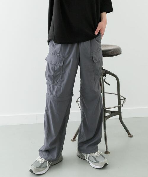 セール】『セットアップ対応』スーパーライトナイロン2wayカーゴパンツ