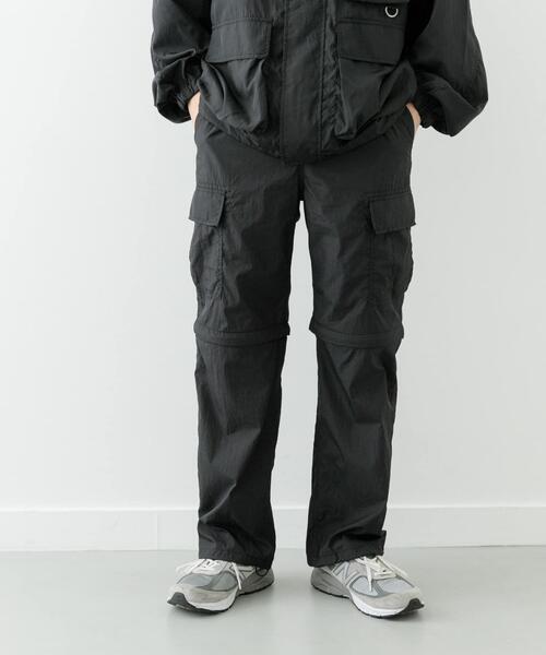 【ilromance】 2way カーゴパンツ セール】『セットアップ対応』スーパーライトナイロン2wayカーゴパンツ