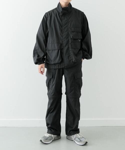 セール】『セットアップ対応』スーパーライトナイロン2wayカーゴパンツ