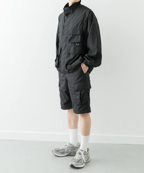 ITEMS URBANRESEARCH(アイテムズ アーバンリサーチ)の「『セットアップ対応』スーパーライトナイロン2wayカーゴパンツ(その他パンツ・メンズ・ブラック/チャコールグレー・MEDIUM/LARGE)」の7枚目の写真