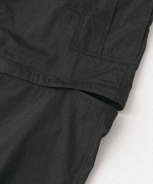 ITEMS URBANRESEARCH(アイテムズ アーバンリサーチ)の「『セットアップ対応』スーパーライトナイロン2wayカーゴパンツ(その他パンツ・メンズ・ブラック/チャコールグレー・MEDIUM/LARGE)」の11枚目の写真