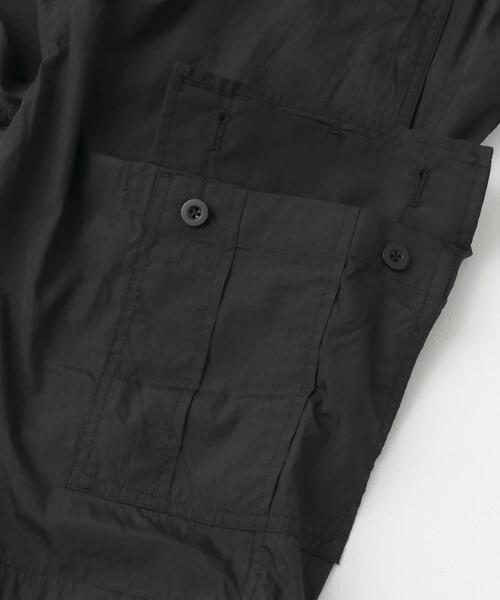 ITEMS URBANRESEARCH(アイテムズ アーバンリサーチ)の「『セットアップ対応』スーパーライトナイロン2wayカーゴパンツ(その他パンツ・メンズ・ブラック/チャコールグレー・MEDIUM/LARGE)」の12枚目の写真
